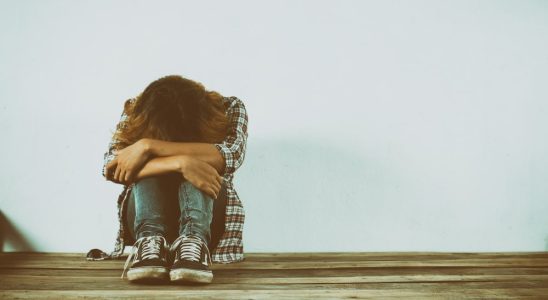mujer con gran depresion