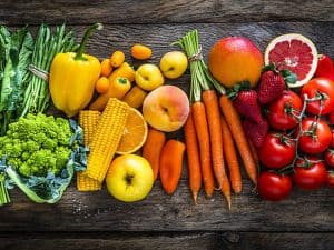 Dieta de frutas y verduras