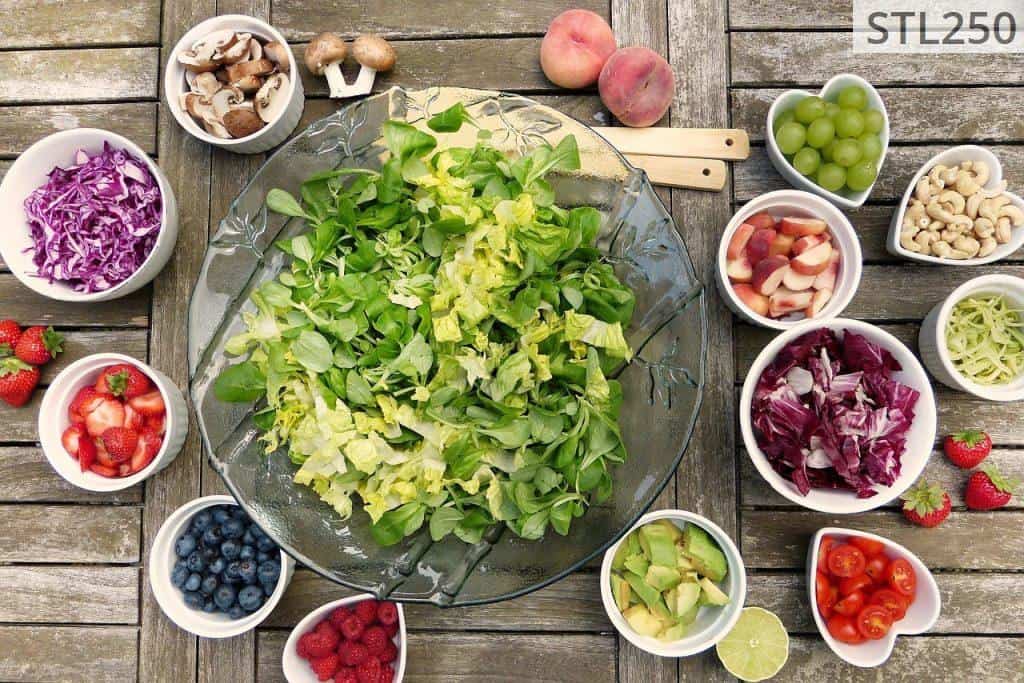 salad, fruit, berry
