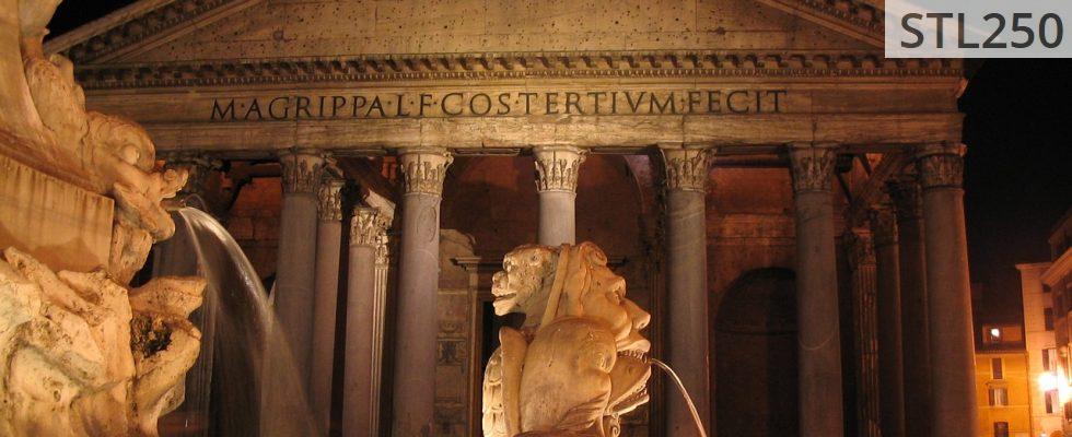 statue, fountain, rome