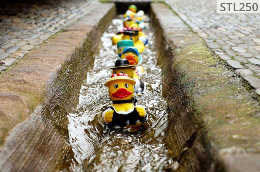 patito de goma juguete