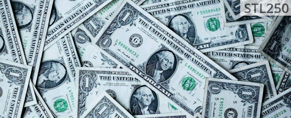 1 U.S.A dollar banknotes