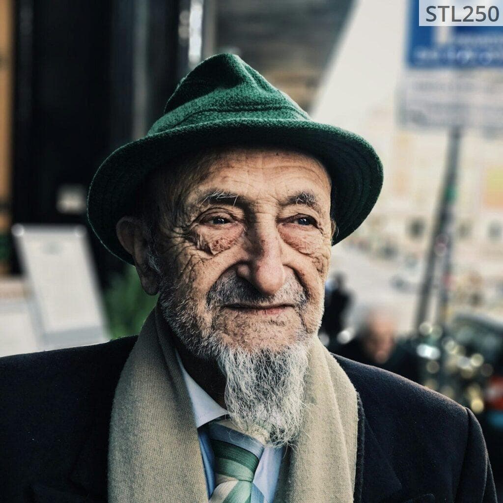 man wearing green hat during daytime